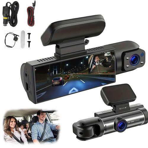 Cámara Para Carro Triple + SD