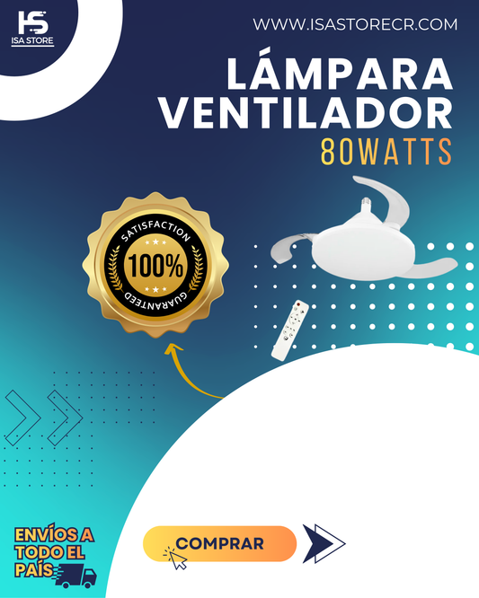Lámpara Ventilador 80 Watts