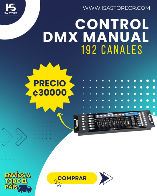 DMX System 512/192 Canales