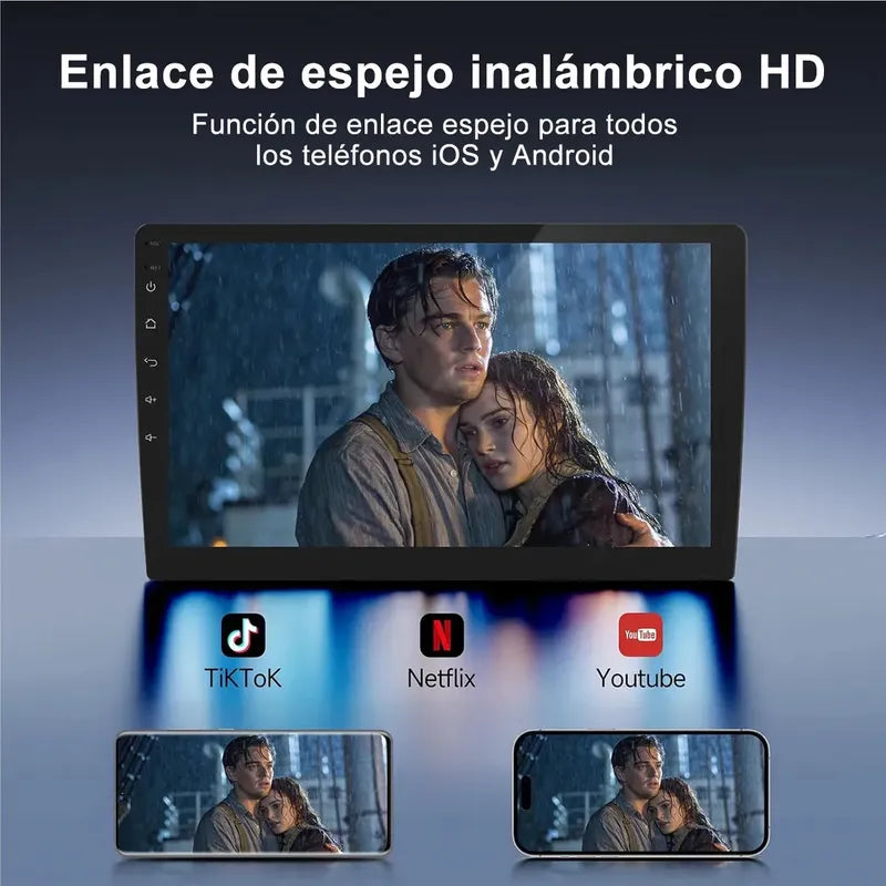 Pantalla Android 10' 4x64GB Car Play