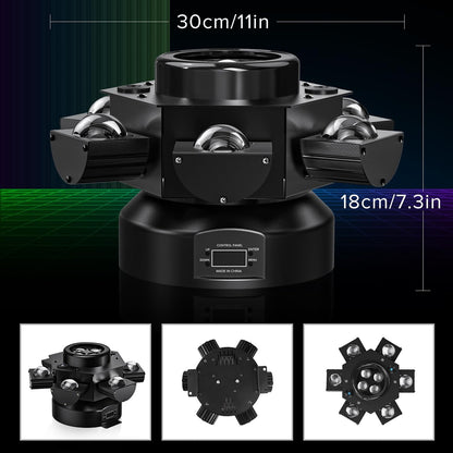 Luz Led 6 Brazos 4 en 1 - 150W